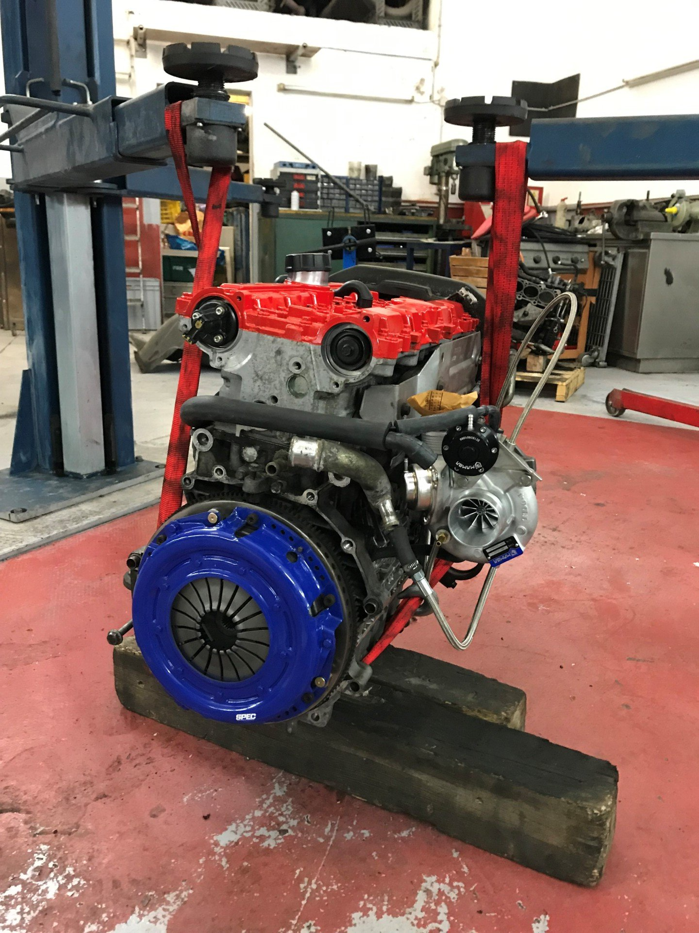 Vaz autos moteur bleu