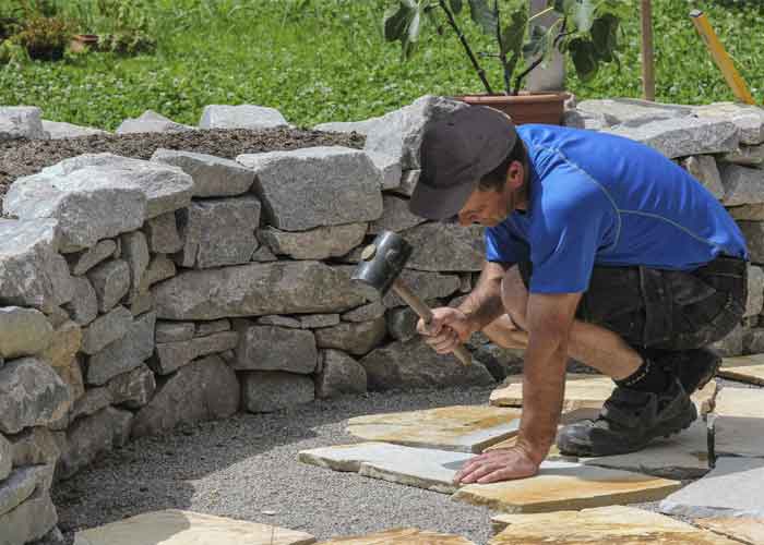 Flagstone — Sod Installation in Cheyenne, WY