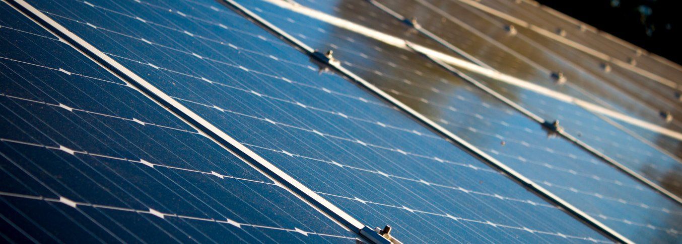 solar panel close up