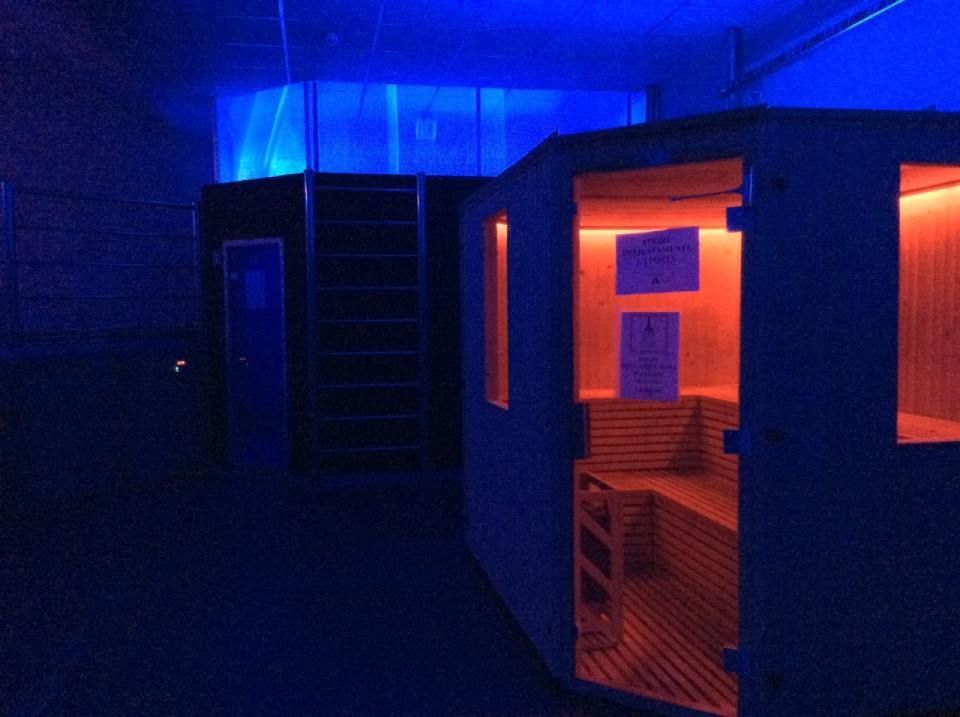 sauna del centro fitness