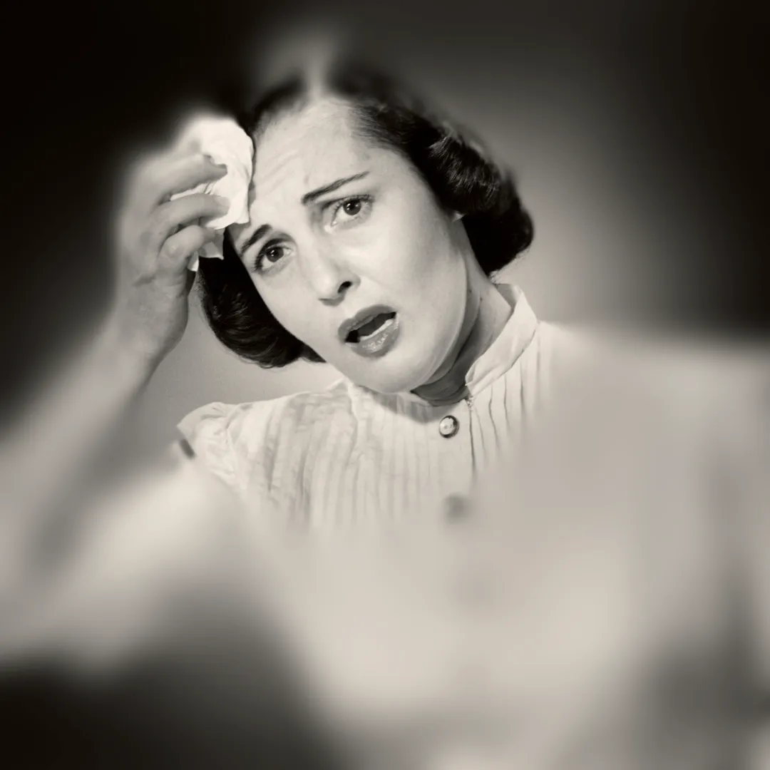 Woman Wiping Brow, Distressed Expression — Artisan Cosmetic Tattoo & Beauty in Worongary, QLD