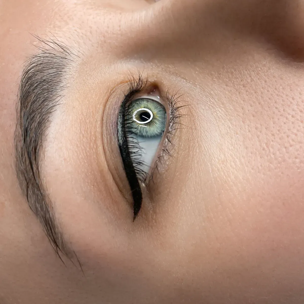 Person Getting Eyebrow Microblading  — Artisan Cosmetic Tattoo & Beauty in Worongary, QLD
 