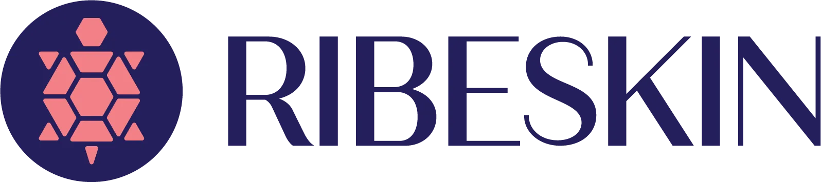 Ein Logo für Ribeskin mit einem Stern in der Mitte