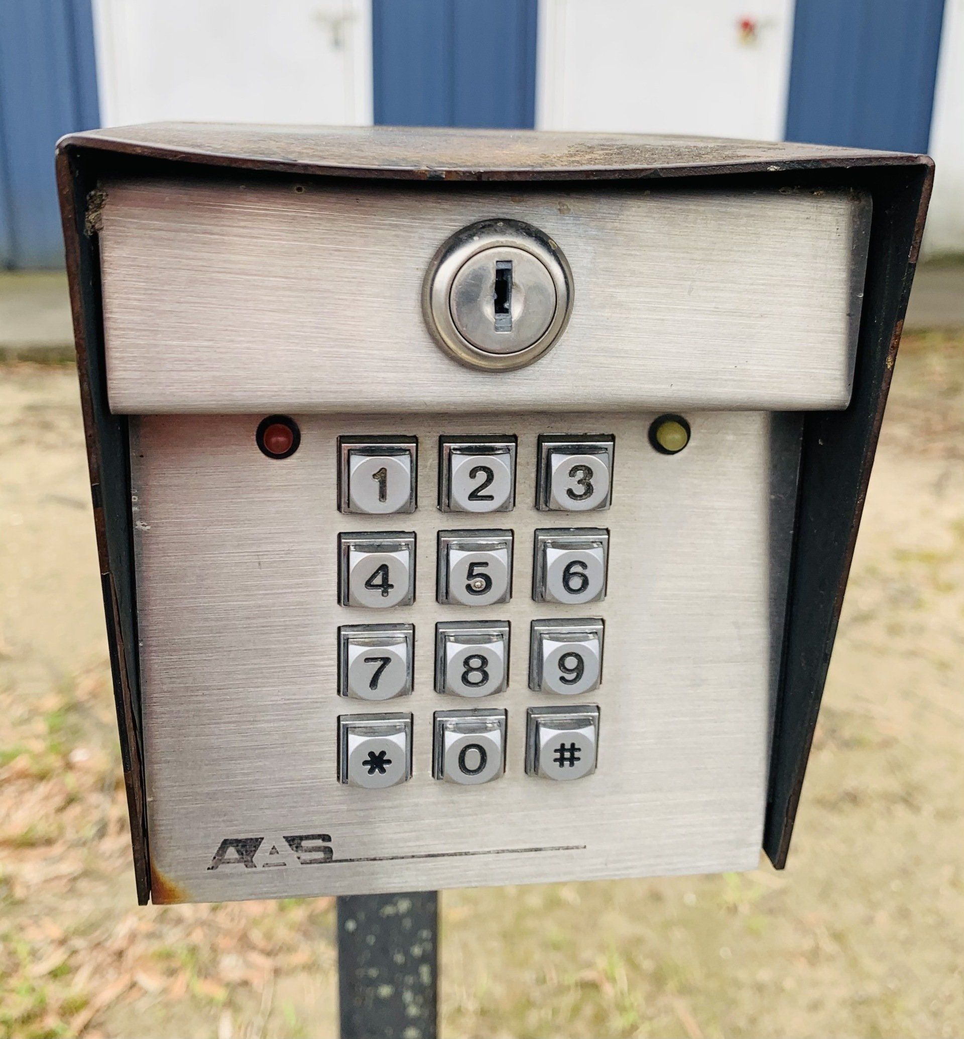 Security lock — Pine Bluff, AR — Purnell's Mini-Storage & Coin Laundry