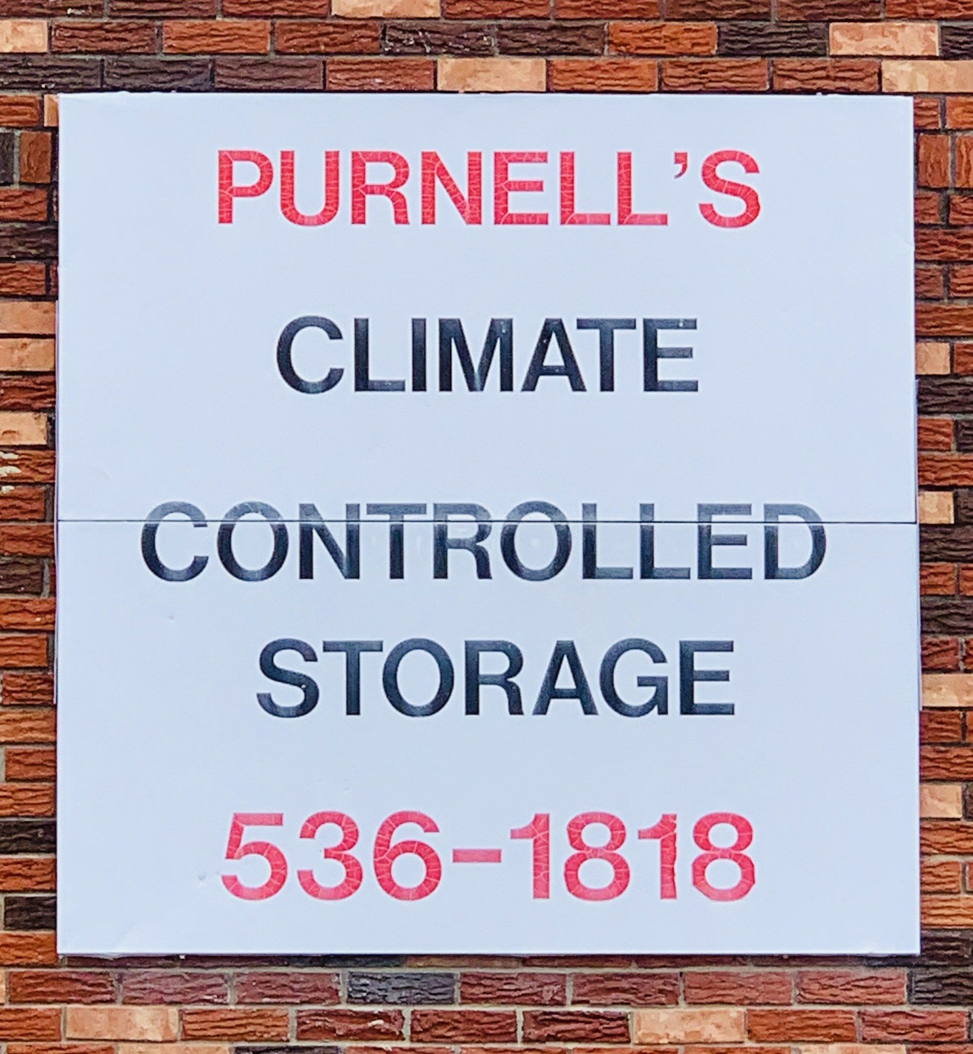 Signage — Pine Bluff, AR — Purnell's Mini-Storage & Coin Laundry