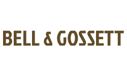 The bell and gossett logo is on a white background.