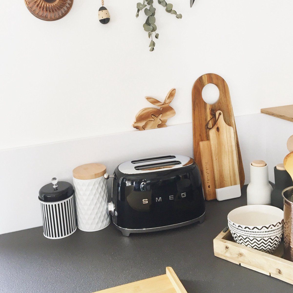 SMEG TSF01BLEU - Broodrooster - Zwart - 2x2 - 950W - 6 niveaus