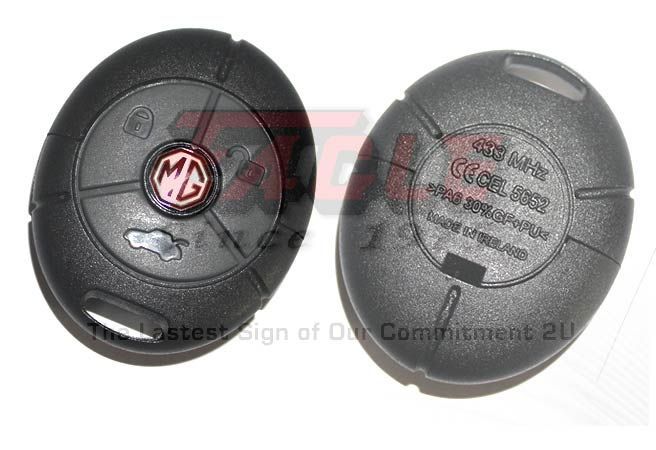 MG Rover Remote Key Fob Alarm Pektron Barcode 3 button 433mhz YWX000360 or 315mhz 2B YWX000310