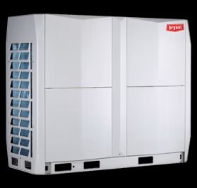 A gray box with two holes in it on a white background.