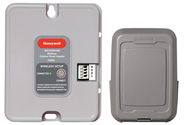 A honeywell wireless setup box and receiver
