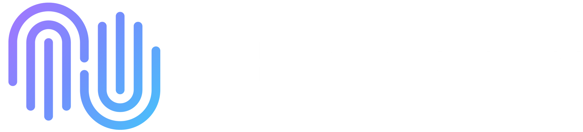 AiHelp Logo vertical white