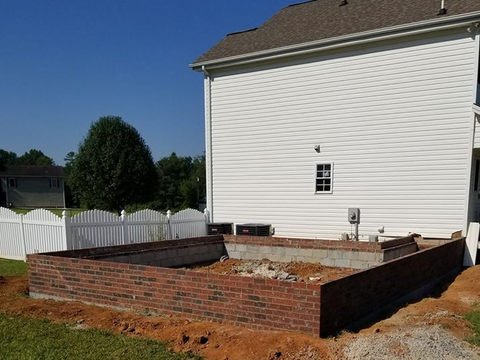 Concrete Footings — Mount Pleasant, NC — 4 Seasons Construction