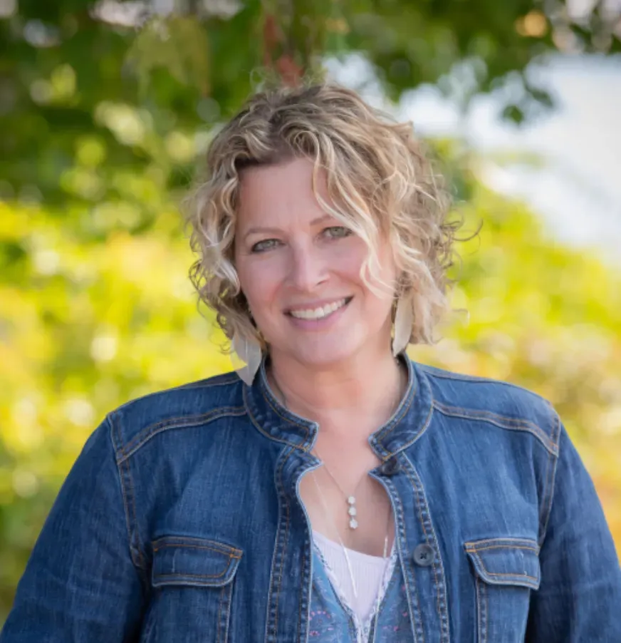 A logo for tbd connections on a blue background