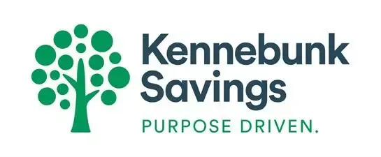 The kennebunk savings logo has a tree with dots on it.