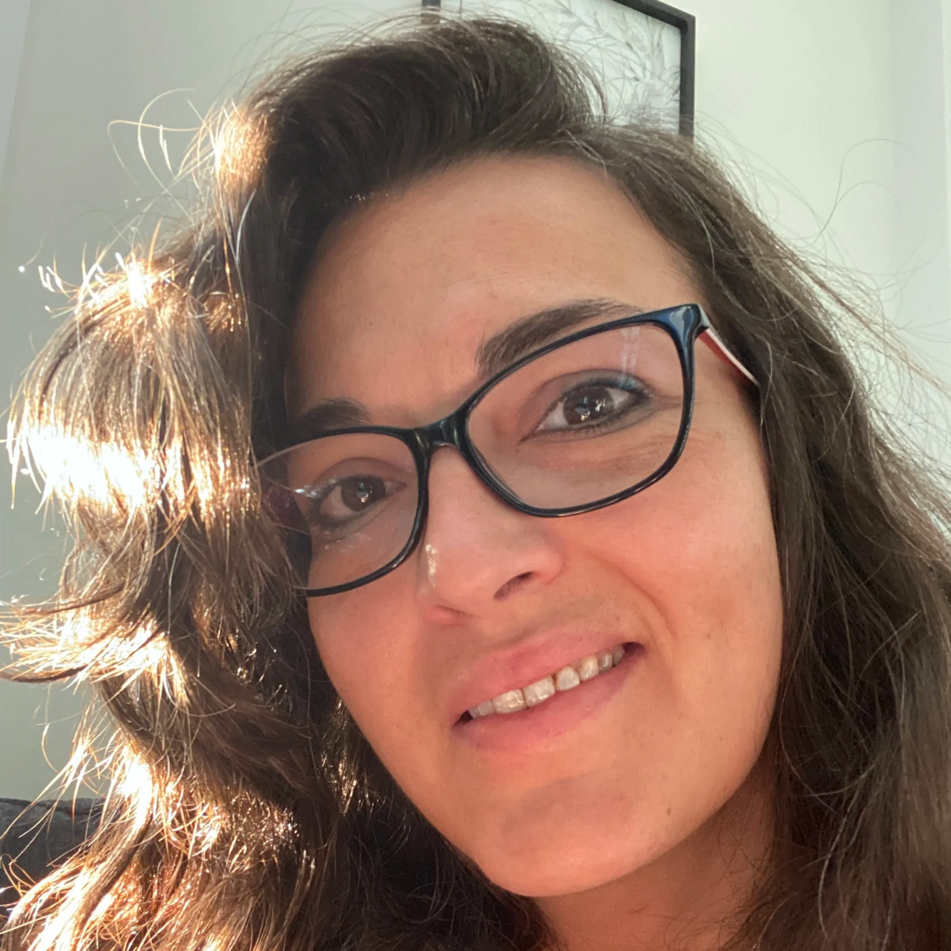 A blue sign that says picture coming soon