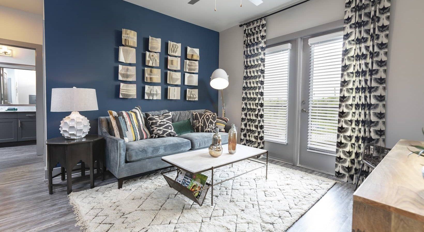 Spacious Living Room with Modern Furnitures and Balcony | 2050 Morningside