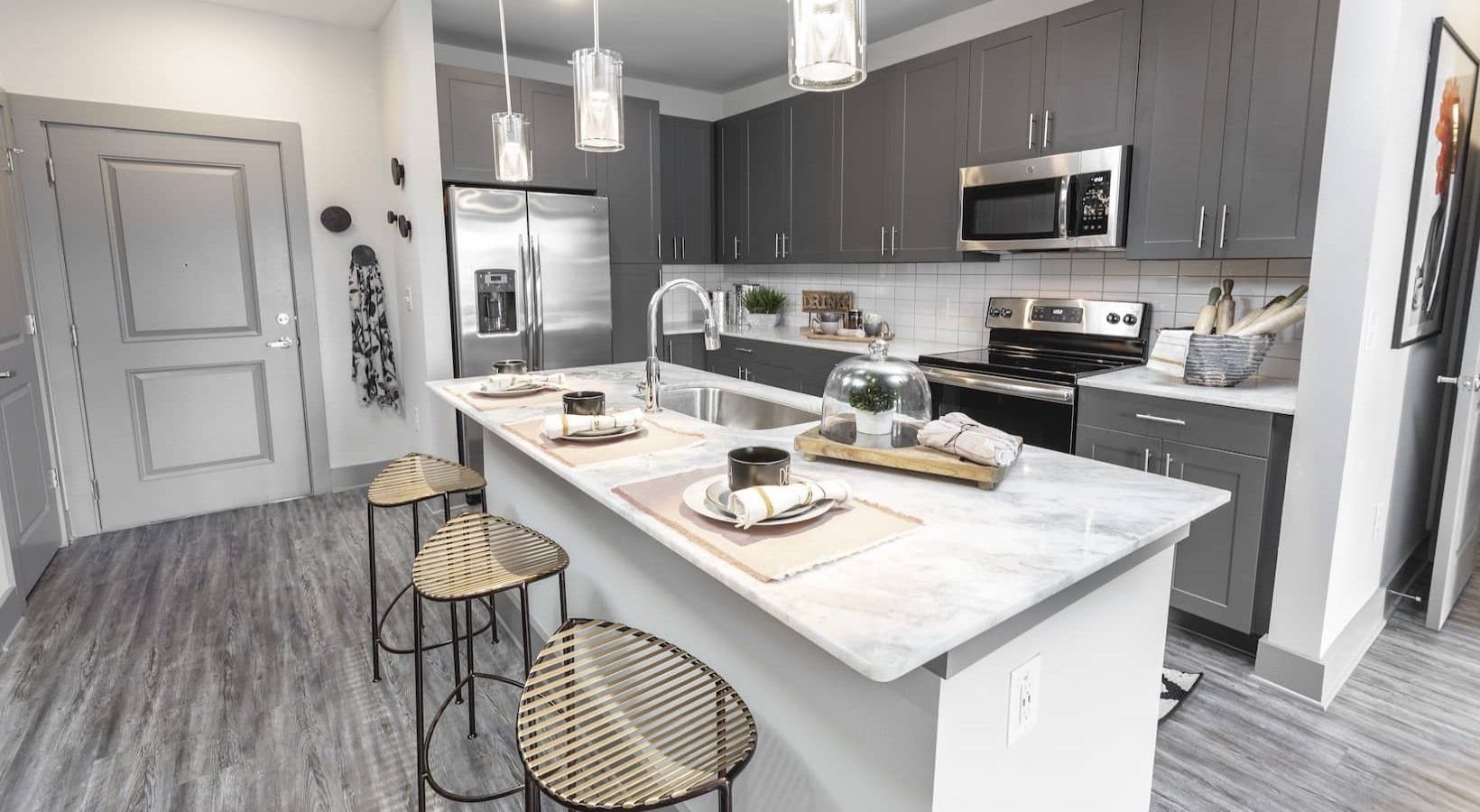 Kitchen with Expansive Island | 2050 Morningside