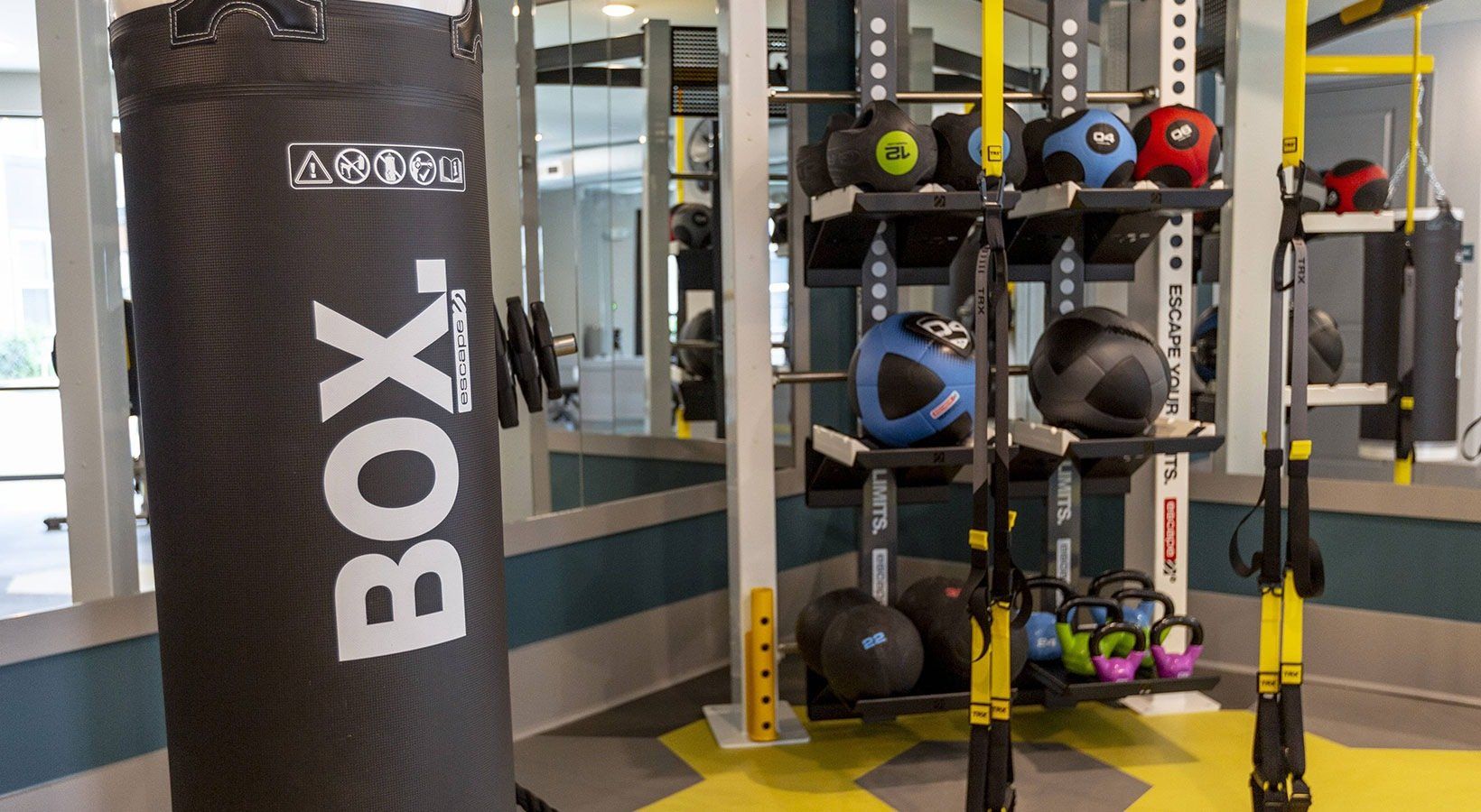 Apartment Gym with Punch Bag | 2050 Morningside