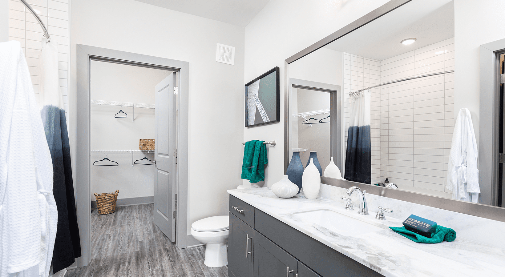 Bathroom with Garden Tub and Walk-in Shower | 2050 Morningside