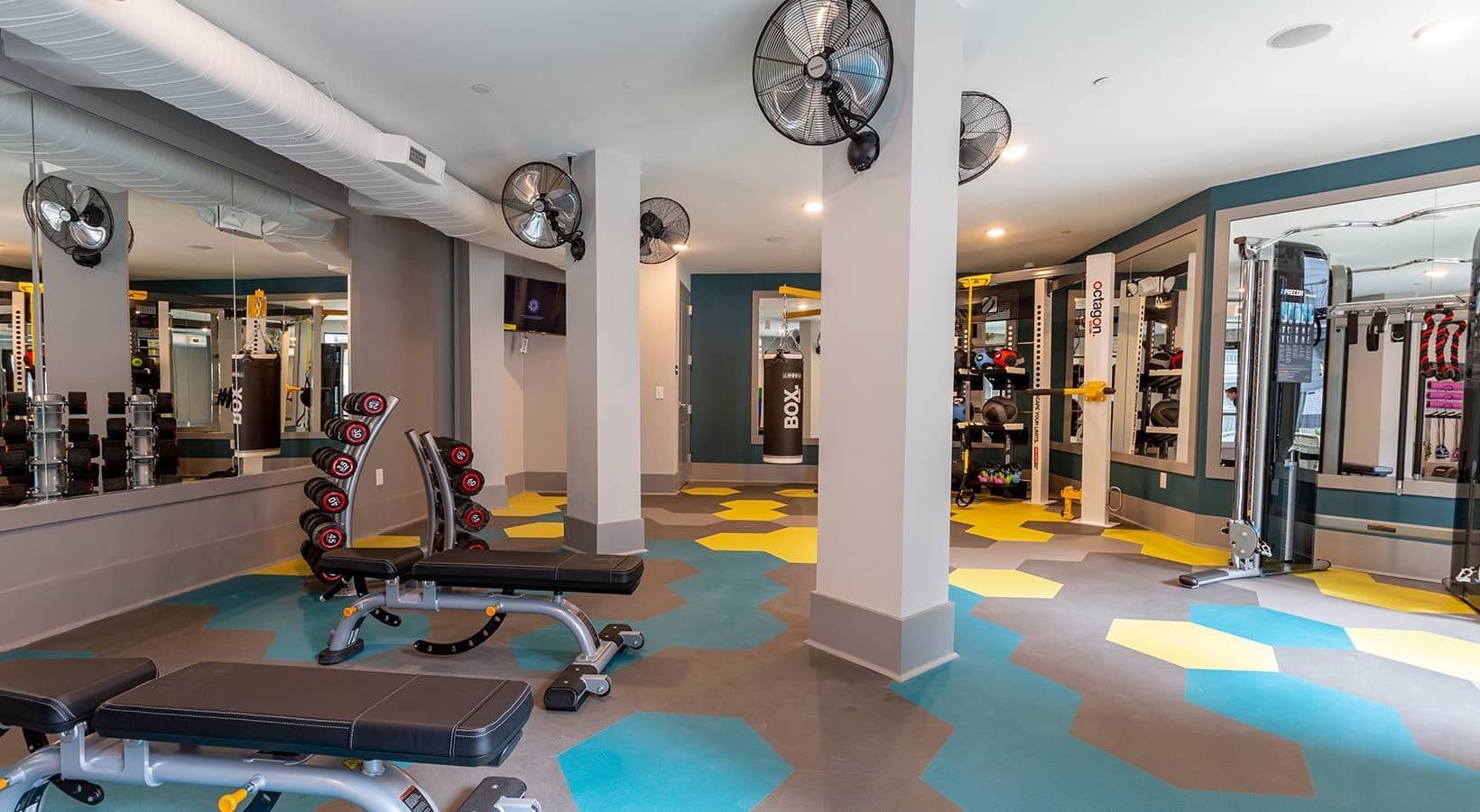 Fitness Center with Fan | 2050 Morningside