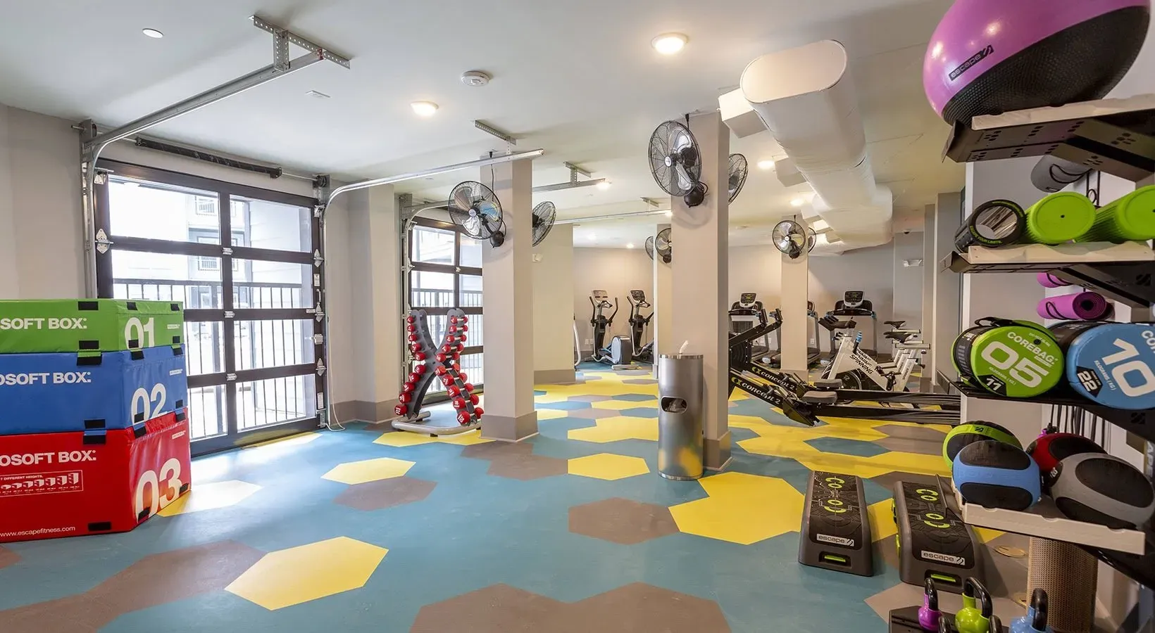 2050 Morningside fitness room