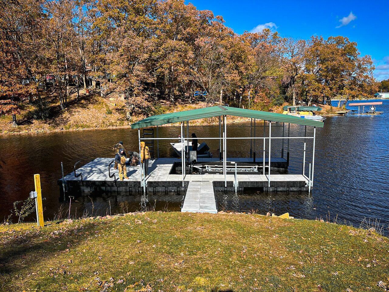 Mac's Docks Builds Durable Bridges & Gangways for Docks in Sugar Creek Lake, MO
