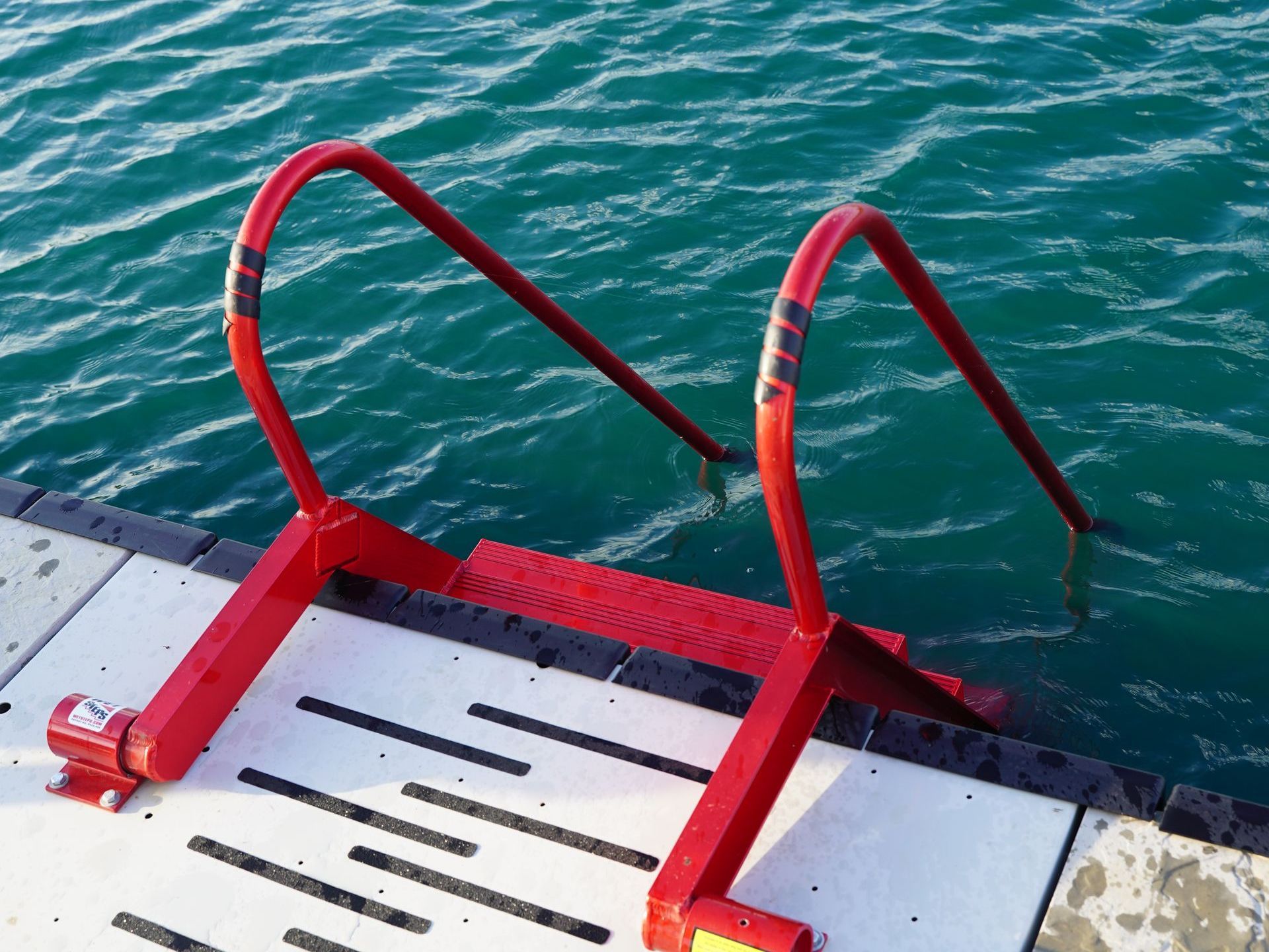 Find Your Perfect Docking Solution With Dock Ladders From Mac's Docks at Thomas Hill Reservoir, MO.