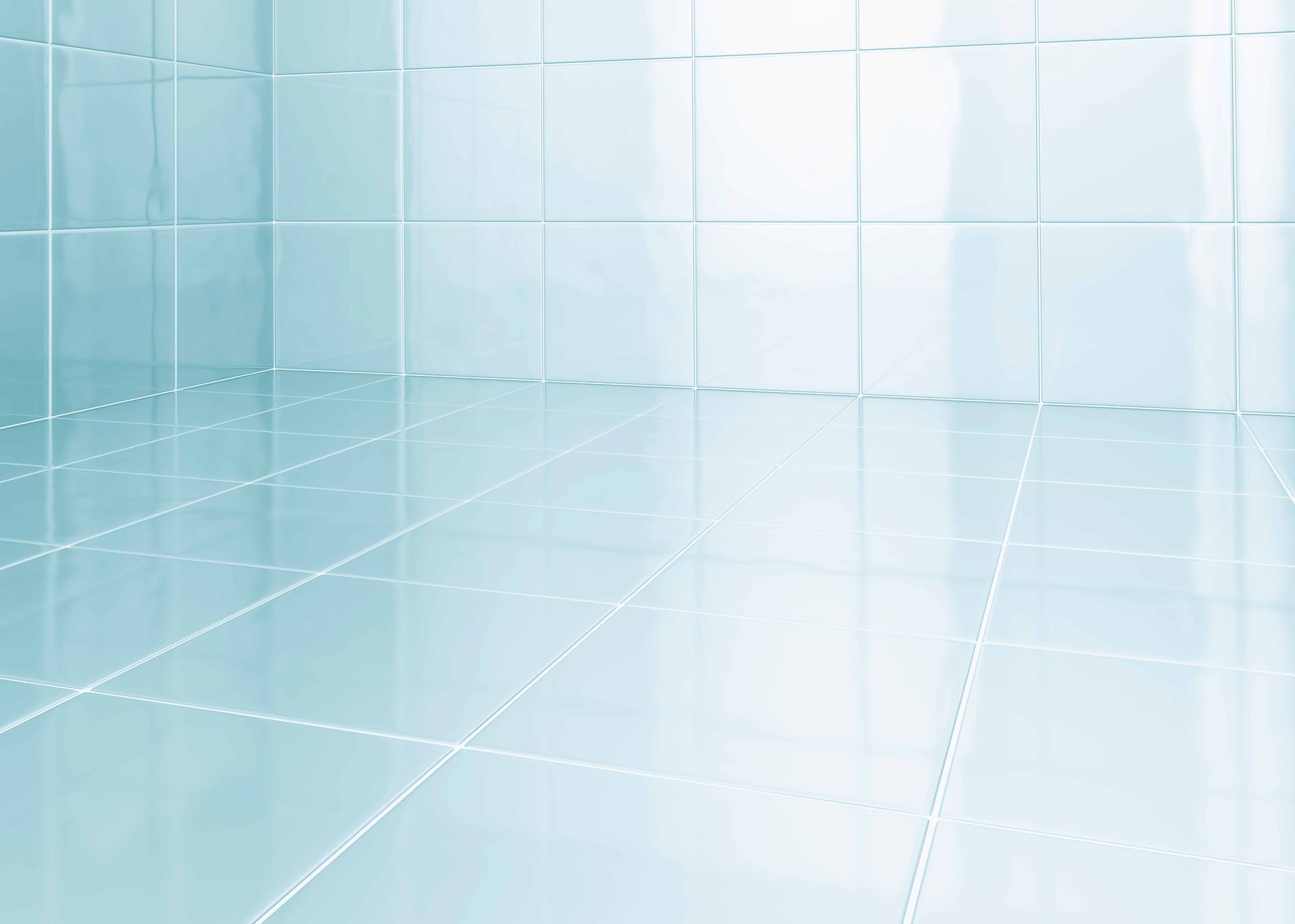 Clean white bathroom tiles after professional tile and grout cleaning for a fresh and polished look