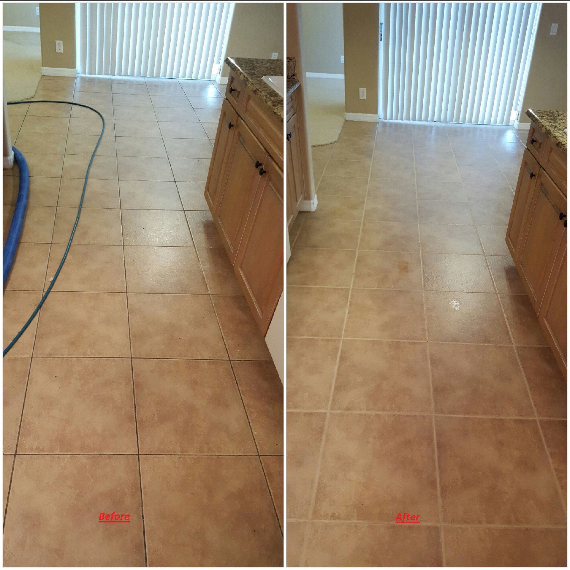 Before & After Flat Surface — Punta Gorda, FL — Superior Carpet & Upholstery Cleaning Inc