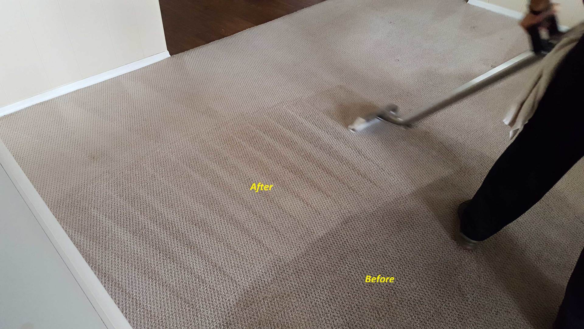 Removing Dust on the Carpet — Punta Gorda, FL — Superior Carpet & Upholstery Cleaning Inc