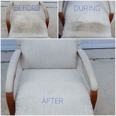 Cleaning Furniture with Vacuum Cleaner — Punta Gorda, FL — Superior Carpet & Upholstery Cleaning Inc