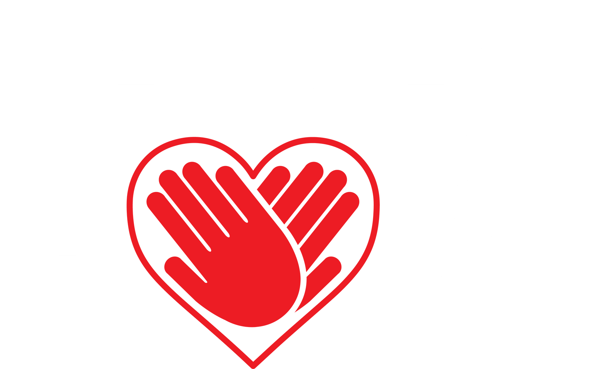 RESCUER Logo with two red hands representing someone doing CPR