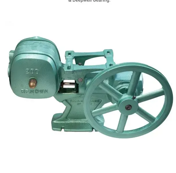 Green mechanical machine with a large flywheel 