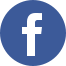 The Facebook logo, a white lowercase letter 
