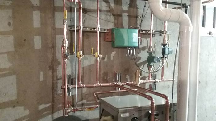 Pipe Line — Middlebury, VT — Plouffe's Boiler & Mechanical Service Inc