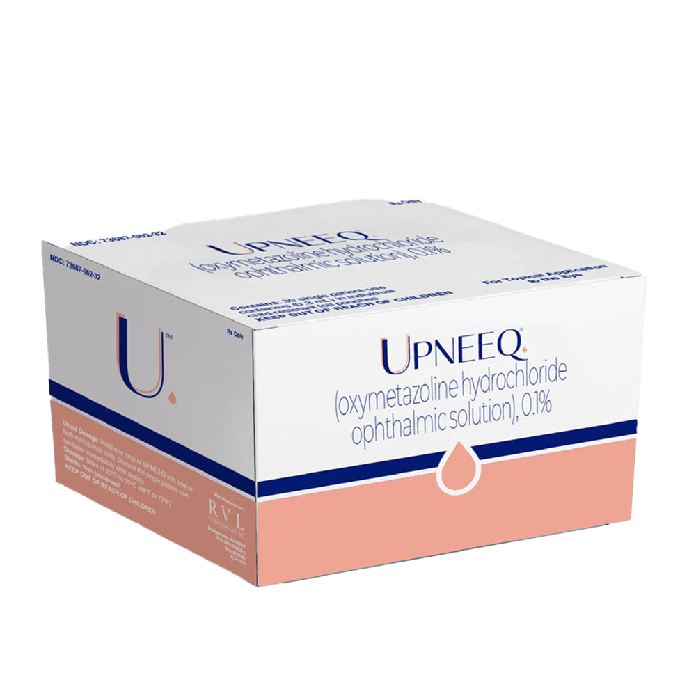 UPNEEQ prescription eye drop product