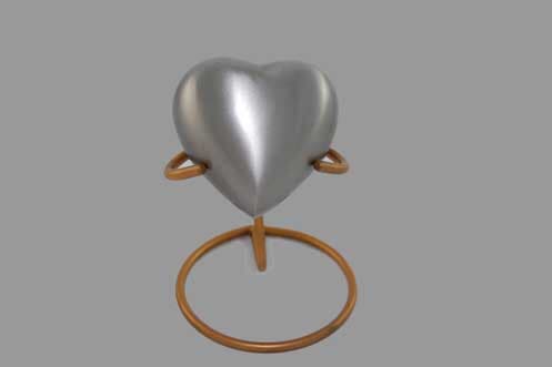 Pewter Heart Keepsake Urn – Funeral tributes in Rockhampton, QLD