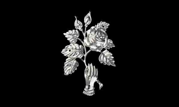 Rose in Hand Ornament – Funeral tributes in Rockhampton, QLD