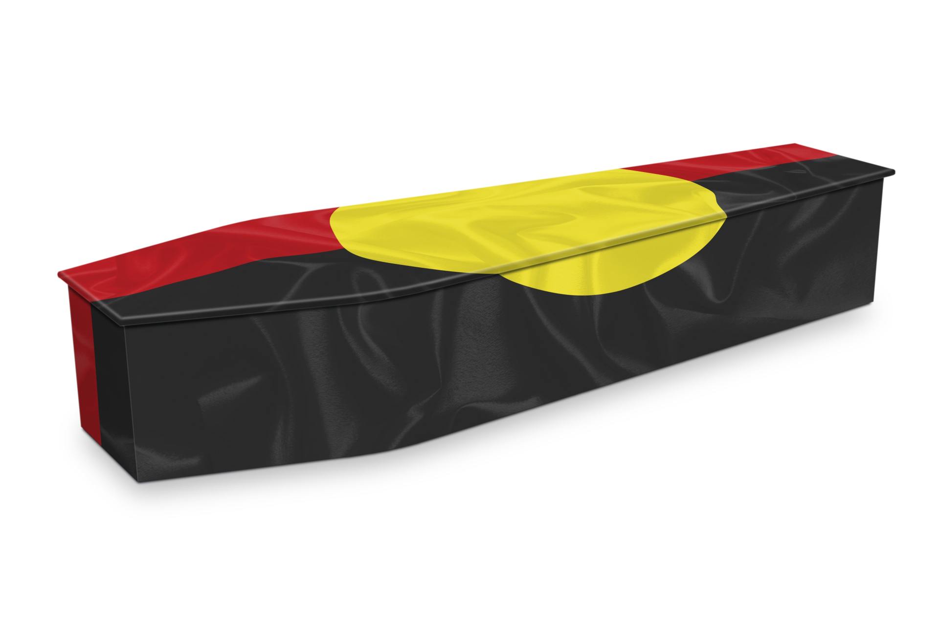 ABORIGINAL FLAG – Funeral tributes in Rockhampton, QLD