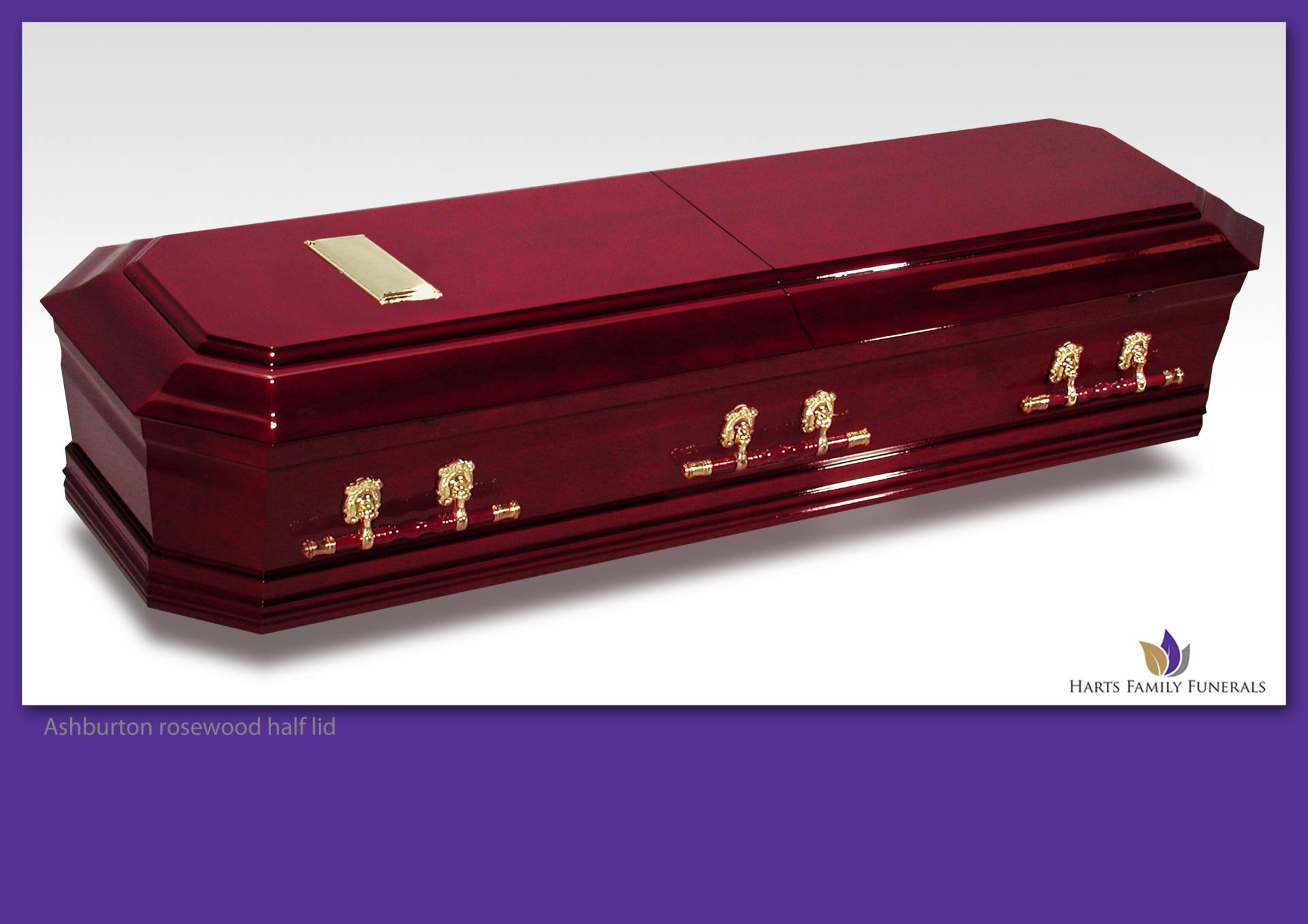 ASHBURTON ROSEWOOD HALF LID – Funeral tributes in Rockhampton, QLD