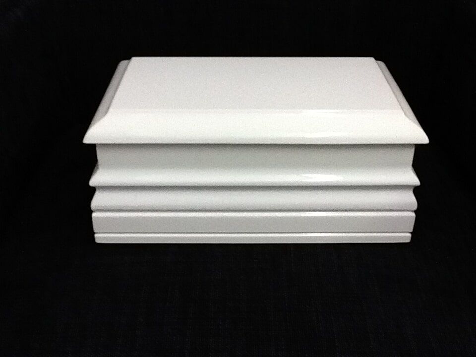 Timber Urn - White – Funeral tributes in Rockhampton, QLD