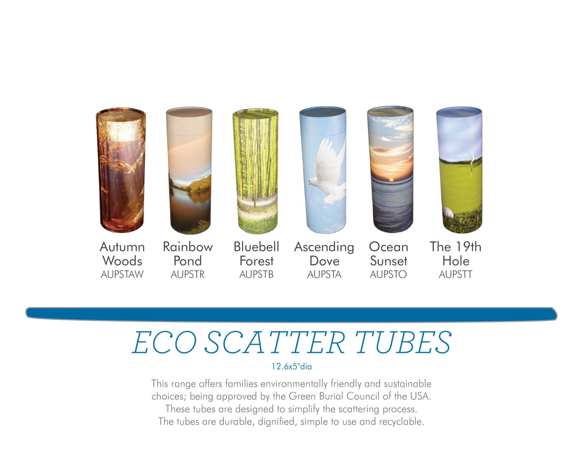 33 ECO SCATTER TUBES – Funeral tributes in Rockhampton, QLD