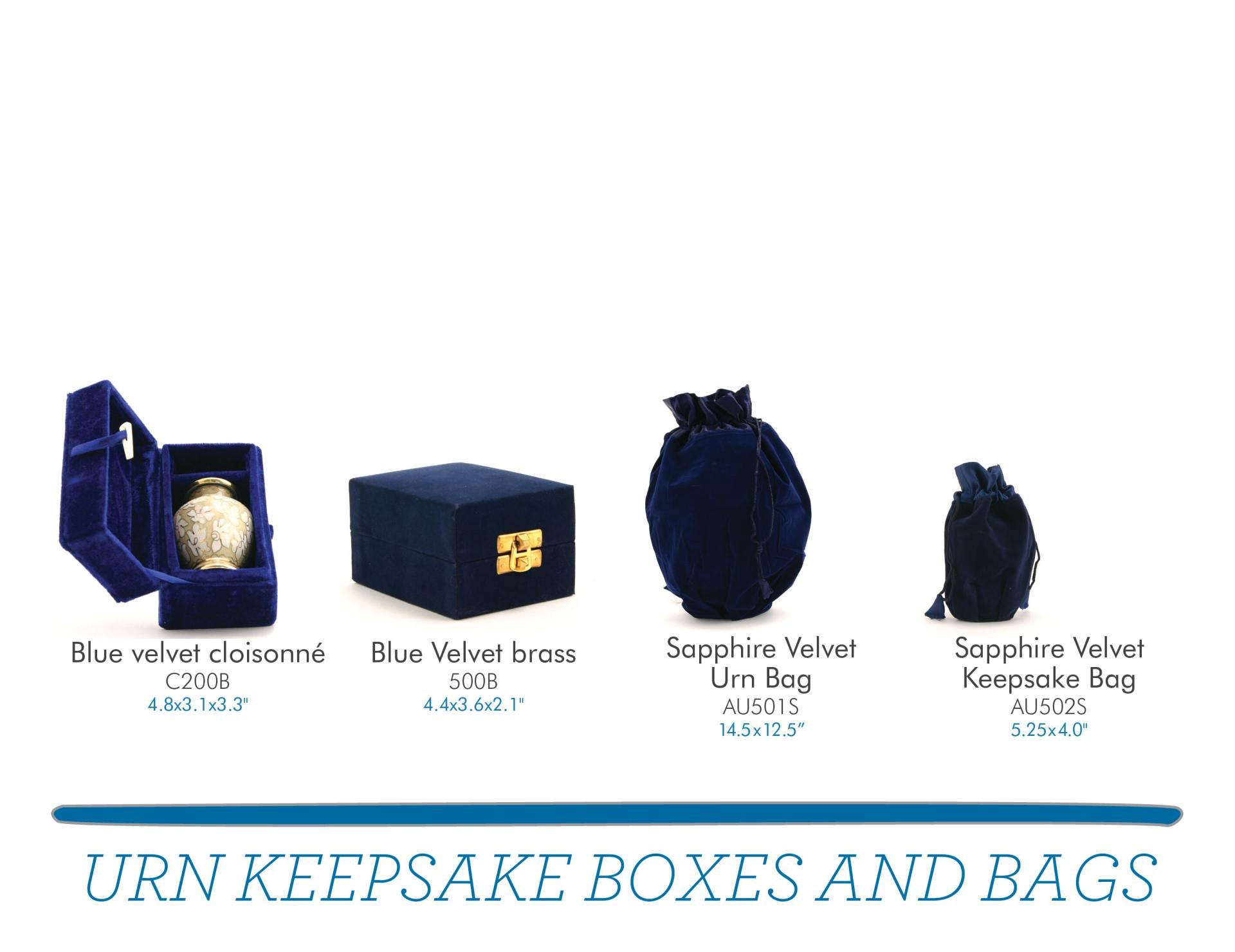 29 KEEPSAKE BOXES AND BAGS – Funeral tributes in Rockhampton, QLD