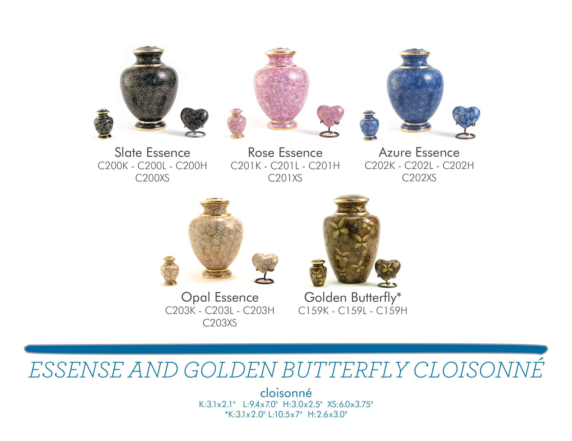 07 ESSENSE GOLDEN BUTTERFLY CLOISONNE – Funeral tributes in Rockhampton, QLD
