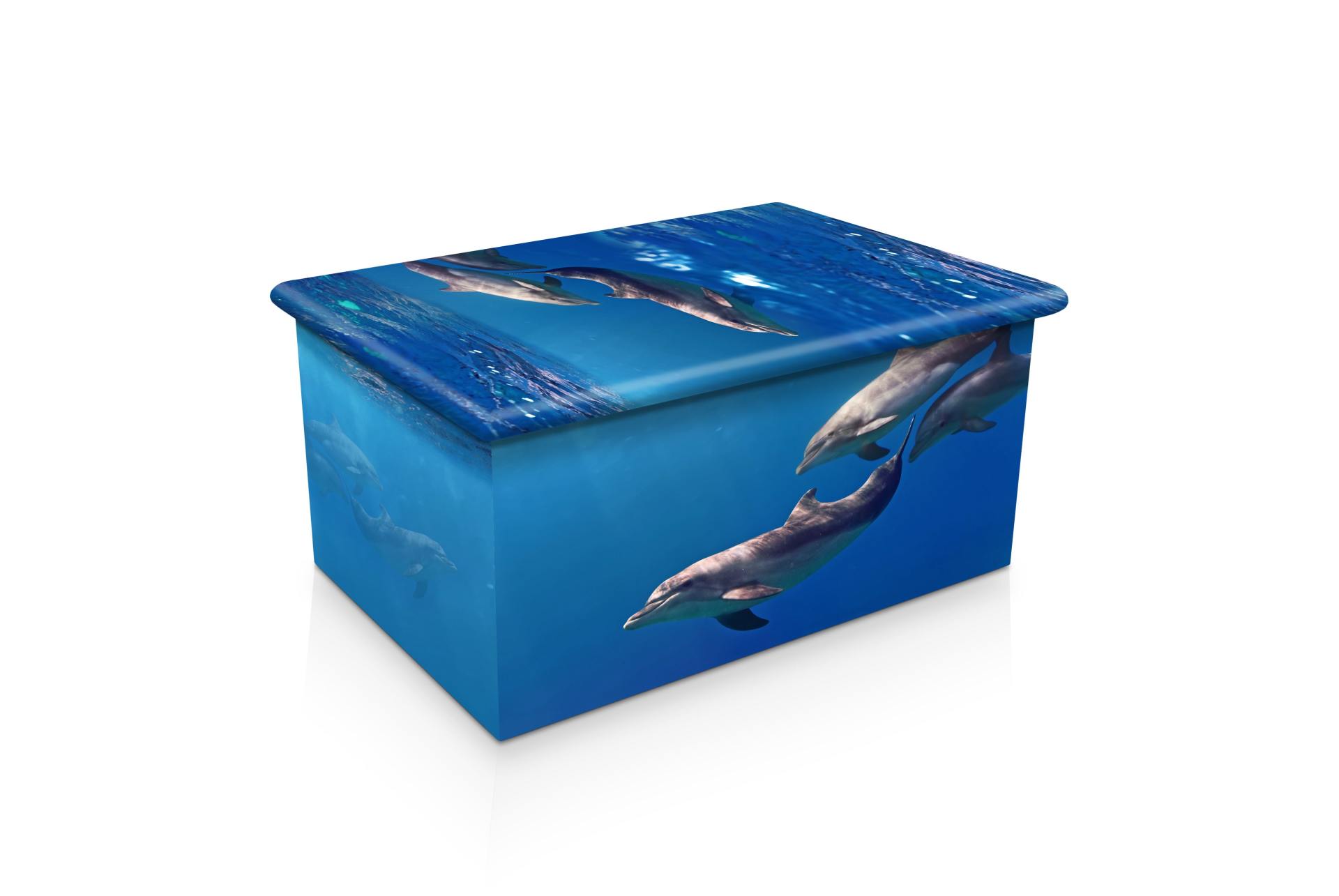 PACIFIC-DOLPHINS-ASHES-URN-(SIDE-VIEW) – Funeral tributes in Rockhampton, QLD