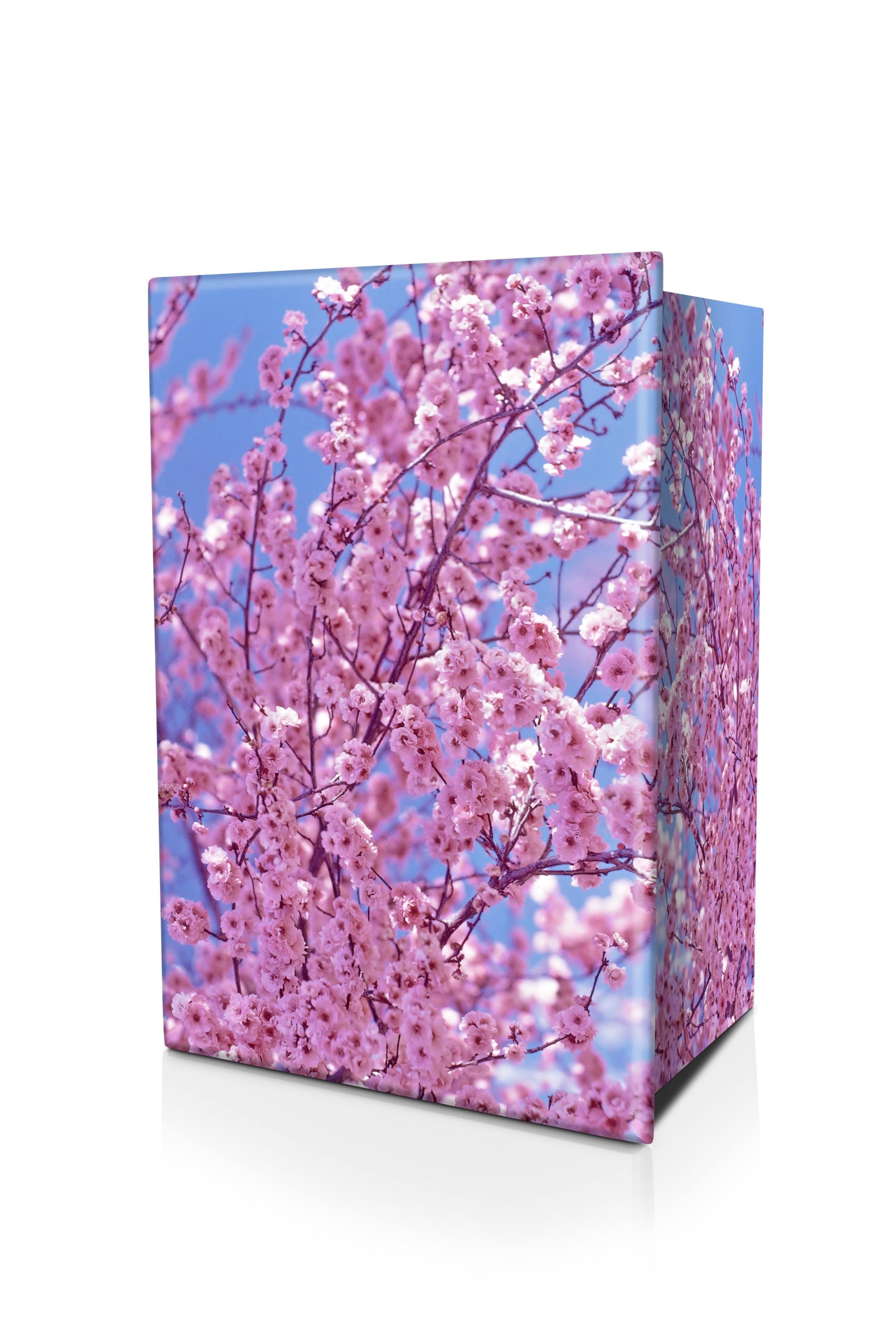 PINK-BLOSSOM-ASHES-URN-(LID-VIEW) – Funeral tributes in Rockhampton, QLD