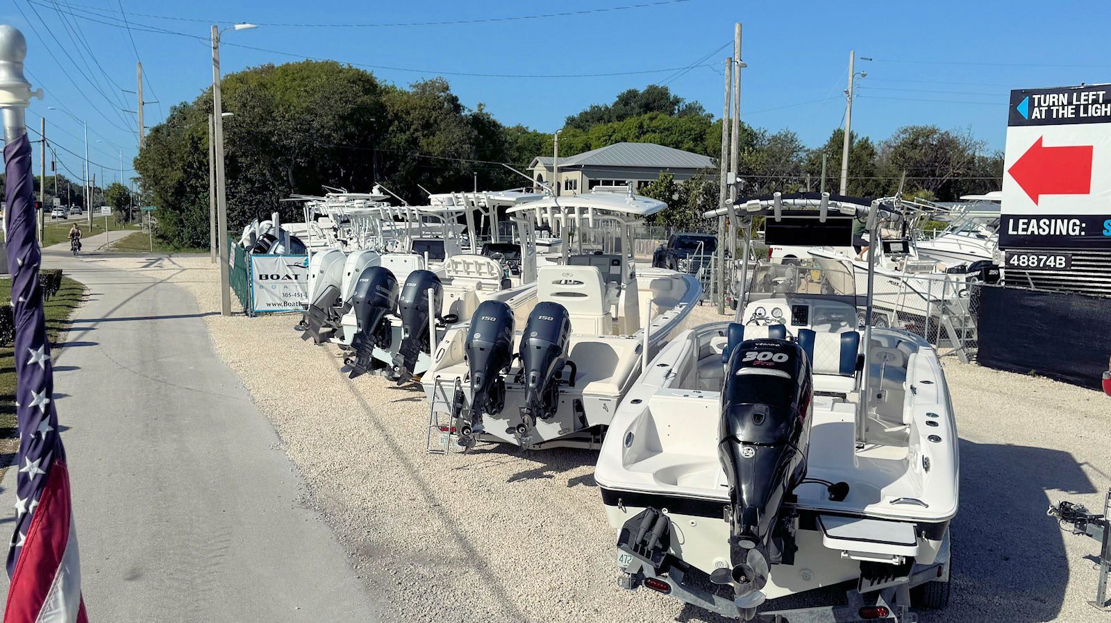 Boat Depot Yard in Key Largo, FL