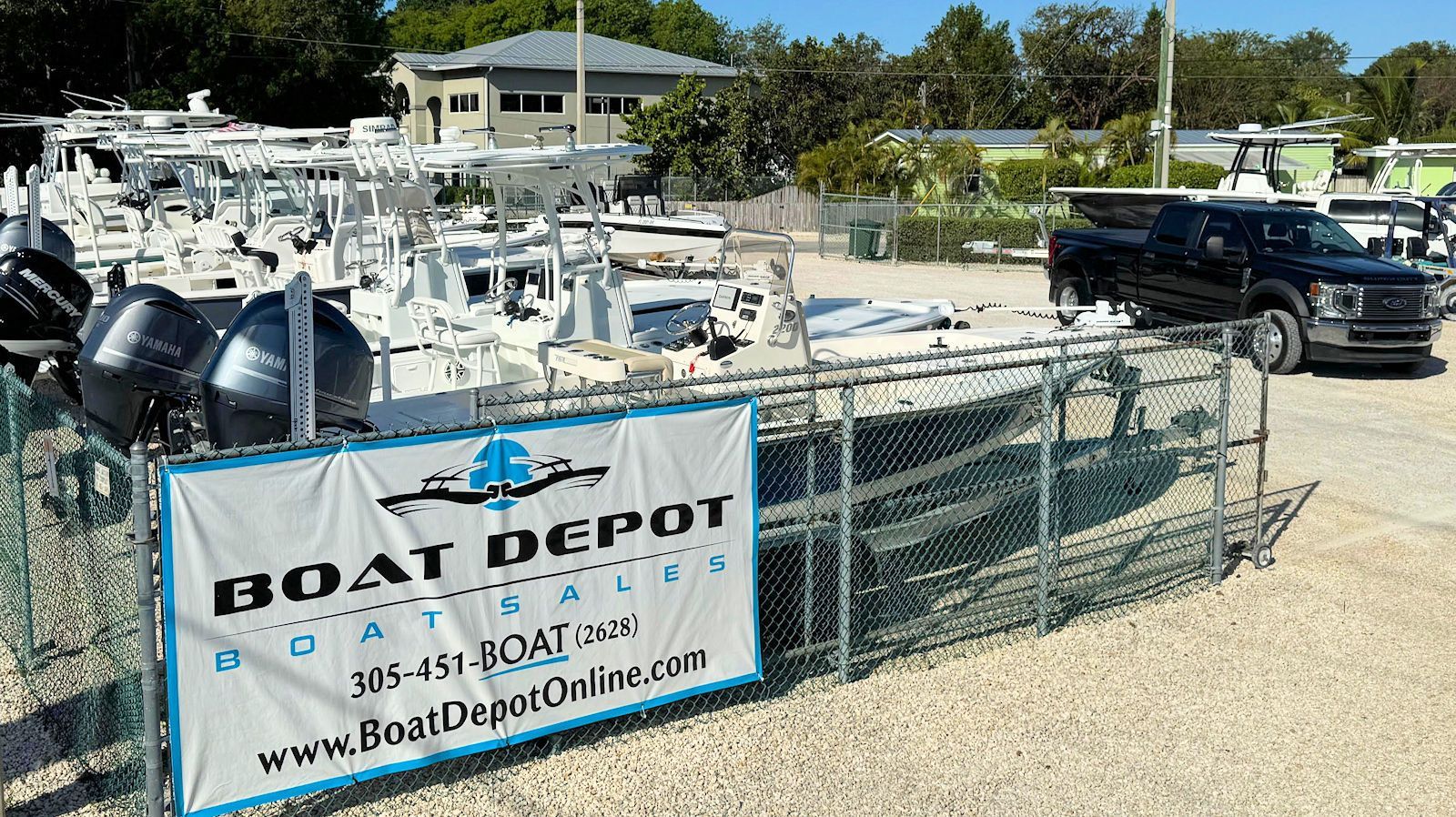 Boat Depot Yard in Key Largo, FL