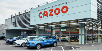 Cazoo forecourt and showroom