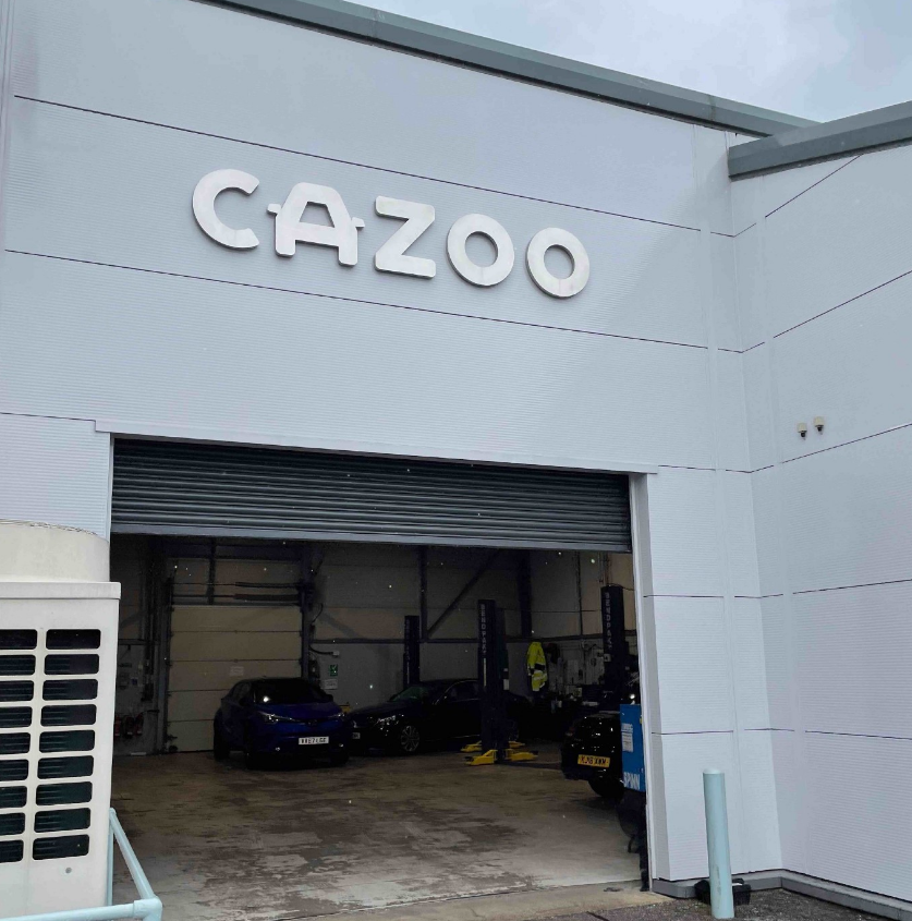Cazoo workshop entrance